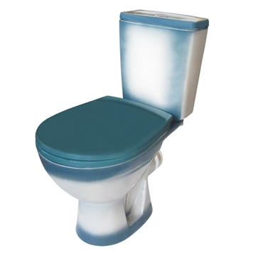 Унитаз-компакт Rosa Соло зеленый (арматура и сиденье, горизонт. выпуск) т cт000076583