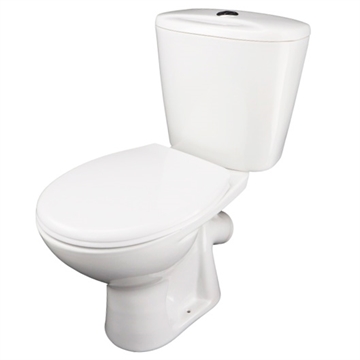 Унитаз-компакт ЛЗСФ Универсал NEW 45 белый (арматура и сиденье, косой выпуск) т тт000016000