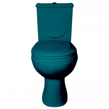 Унитаз-компакт ОК Ирида Стандарт зеленый (арматура, гофра и сиденье, гориз. выпуск) т тт000016551