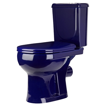 Унитаз-компакт ОК Ирида Стандарт синий (арматура, гофра и сиденье, гориз. выпуск) т тт000016553