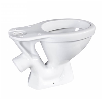 Чаша унитаза Универсал ЦОП белый (сиденье, косой выпуск) т тт000016927