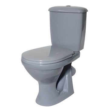 Унитаз-компакт ОК Суперкомпакт Стандарт серый (арматура, гофра и сиденье, косой выпуск) т тт000017383