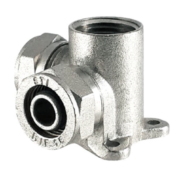 Тройник STI обжим с креплением (водорозетка) с ВР 16х½"х16 т 00000000880