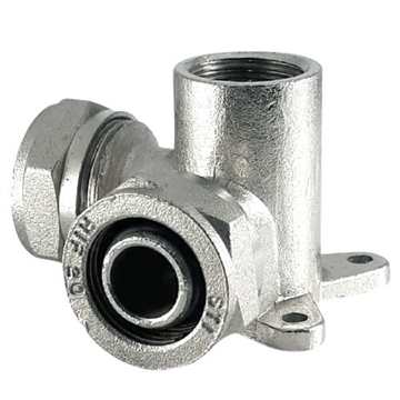 Тройник STI обжим с креплением (водорозетка) с ВР 20х½"х20 т 00000000881