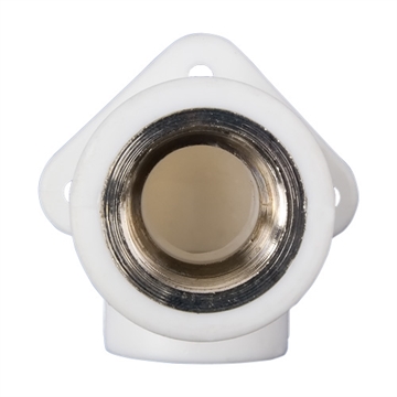 Угольник c креплением (водорозетка) PPRC MeerPlast ВР 20х½" т 00000002458