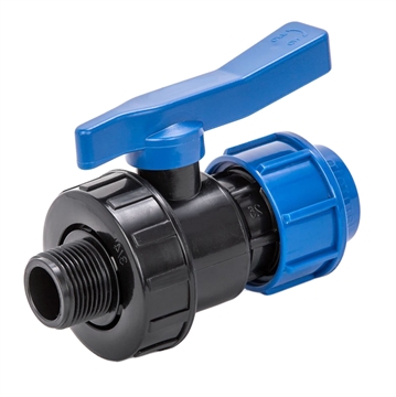 Кран шаровой ПНД разъёмный НР 32х1" т тт000014735