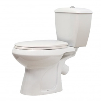 Унитаз-компакт ОК Элисса Стандарт белый (арматура, гофра и сиденье, косой выпуск) т тт000002405