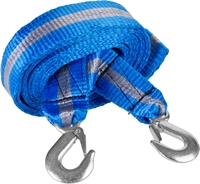 ЗУБР  2 крюка, 5 т, ширина ленты 50 мм, длина 5 м, буксировочный трос (61215-5) 61215-5