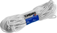 СИБИН  4 мм, 25 м, хозяйственный, полиэфирный шнур (50264) 50264