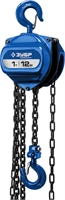 ЗУБР  ТШ-1-12, 1 т, 12 м, ручная цепная шестеренная таль, Профессионал (43083-1) 43083-1_z01