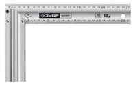 ЗУБР  250 мм, жесткий столярный угольник, Профессионал (34392-25) 34392-25