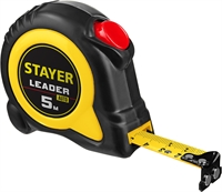 STAYER  Leader, 5 м х 19 мм, рулетка с автостопом, Professional (3402-05-19) 3402-05-19_z02