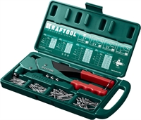 KRAFTOOL  RX-7, 360°, 2.4 - 4.8 мм, литой поворотный заклепочник в кейсе (31176-H6) 31176-H6_z01