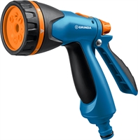 GRINDA  B-8, 8 режимов, курок сзади, двухкомпонентный, поливочный пистолет, PROLine (429110) 429110