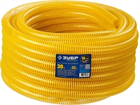 ЗУБР  32 мм x 30 м, 10 атм, со спиралью ПВХ, напорно-всасывающий шланг, ПРОФЕССИОНАЛ (40327-32-30) 40327-32-30