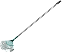 GRINDA  PR-40 ALU, 440 х 250 х 1630 мм, 22 плоских зубца, алюминиевый черенок, веерные грабли, PROLine (39586) 39586