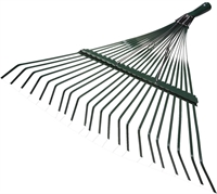 GRINDA  GR-45X, 22 плоских зубца, размеры 450 х 30 х 500 мм, стальная рабочая часть, без черенка, усиленные веерные грабли (421871) 421871