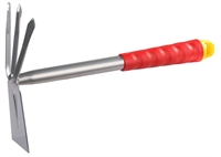 GRINDA  305 мм, 3 зубца, прямое лезвие, коннекторная система, садовая мотыжка (8-421435) 8-421435_z01