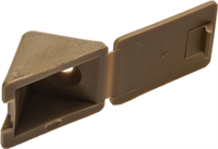 ЗУБР  цвет бук, 4.0 x 15 мм, 4 шт, мебельный уголок с шурупом (4-308256-2) 4-308256-2