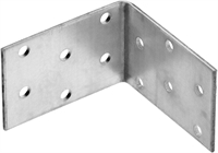 ЗУБР  УКР-2.0, 40 x 60 x 60 x 2 мм, цинк, равносторонний крепежный уголок (310206-040-060) 310206-040-060