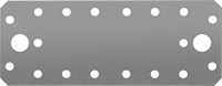ЗУБР  КП-2.5, 140 x 55 x 2.5 мм, цинк, крепежная пластина (31023-140) 31023-140