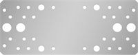 ЗУБР  КП-2.5, 200 x 80 x 2.5 мм, цинк, крепежная пластина (31023-200) 31023-200