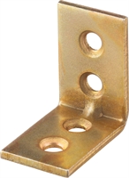 ЗУБР  УМ-2.0, 25 x 25 x 17 x 2 мм, желтый цинк, узкий мебельный уголок (31031-25) 31031-25