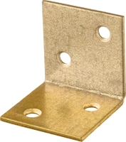 ЗУБР  УМШ-2.0, 30 x 30 x 30 x 2 мм, желтый цинк, широкий мебельный уголок (31033-30) 31033-30