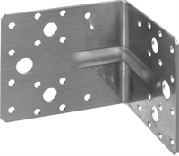 ЗУБР  УНКУ-2.0, 90 x 100 x 100 x 2 мм, усиленный нержавеющий крепежный уголок, Профессионал (310516-90) 310516-90