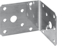 ЗУБР  НКУ-2.0, 55 x 70 x 70 x 2 мм, нержавеющий крепежный уголок, Профессионал (310526-55) 310526-55