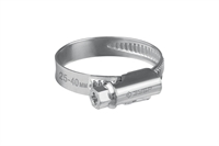 ЗУБР  Х-9Н, 25 - 40 мм, накатная лента 9 мм, цинк, 50 шт, червячный хомут (37807-40) 37807-40