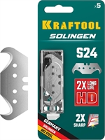KRAFTOOL  Solingen-S24, 5 шт, крюковидные лезвия (09643-S5) 09643-S5_z02