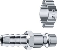 ЗУБР  штуцер ″елочка″, 10 мм - рапид штуцер, переходник с обжимным хомутом, Профессионал (64918-10) 64918-10
