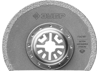 ЗУБР  ПАС-87 UniLock, 87 мм, OIS-хвост., насадка сегментная, Профессионал (15564-87) 15564-87