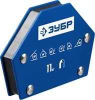 ЗУБР  УМ-6, 11 кг, угольник магнитный для сварочных работ, Профессионал (40055-11) 40055-11