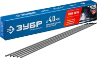 ЗУБР  Д 4.0 х 450 мм, 5 кг в коробке, УОНИ 13/55 с основным покрытием, электрод сварочный, Профессионал (40025-4.0) 40025-4.0
