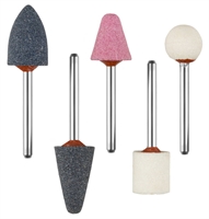 ЗУБР  5 предм., хвостовик d 3.2 мм, набор абразивных минишарошек-насадок (35992-H5) 35992-H5