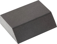 ЗУБР  Р320, 100 х 68 х 42 х 26 мм, водостойкая, четырехсторонняя угловая шлифовальная губка (35613-320) 35613-320