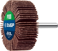 ЗУБР  d 50 x 20 мм, P100, на шпильке d 6 мм, круг шлифовальный лепестковый, Профессионал (36601-100) 36601-100_z01