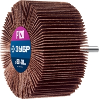 ЗУБР  d 80 x 40 мм, P120, на шпильке d 6 мм, круг шлифовальный лепестковый, Профессионал (36604-120) 36604-120_z01