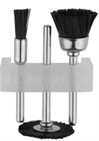 STAYER  3 шт., набор щеток нейлоновых для гравёра (29914-H3) 29914-H3