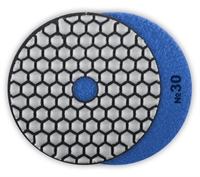 ЗУБР  100 мм, №30, сухое шлифование, алмазный гибкий шлифовальный круг АГШК,  Профессионал (29868-030) 29868-030