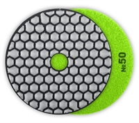 ЗУБР  100 мм, №50, сухое шлифование, алмазный гибкий шлифовальный круг АГШК, Профессионал (29868-050) 29868-050