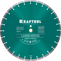 KRAFTOOL  Laser-Beton, 500 мм, (25.4/20 мм, 10 х 4.5 мм), сегментный алмазный диск (36686-500) 36686-500