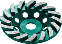 KRAFTOOL  Turbo, d 125 мм, сегментная алмазная шлифовальная чашка (33368-125) 33368-125