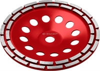 ЗУБР  d 230 мм, двухрядная алмазная шлифовальная чашка (33376-230) 33376-230