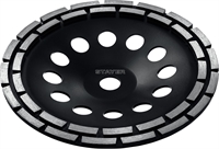 STAYER  Double, d 230 мм, двухрядная алмазная шлифовальная чашка (33381-230) 33381-230_z02