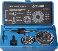 ЗУБР  8 шт, 19-64 мм, набор коронок по дереву (2955-H11) 2955-H11_z01
