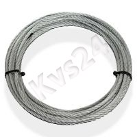 Трос стальной оцинкованный d 6 мм Kvs 108860