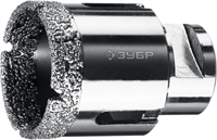 ЗУБР  АВК, d 45 мм, (М14, 15 мм кромка), вакуумная алмазная коронка, Профессионал (29865-45) 29865-45